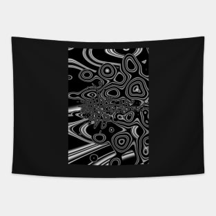Monochrome Pattern 009 Tapestry