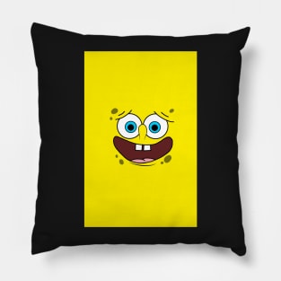 spongebob's face panicking Pillow