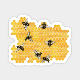 Libra Honeybees Magnet