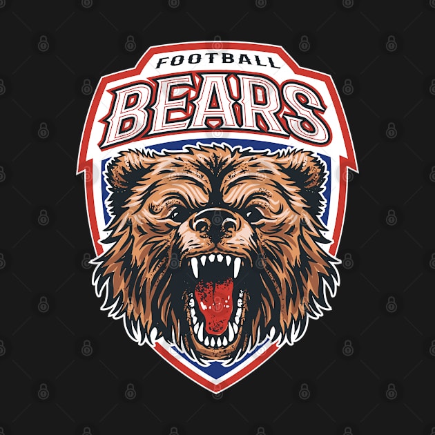 The Gridiron Bear Roar by Life2LiveDesign