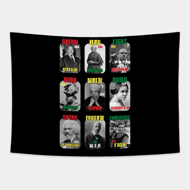 Greatest african americans 2020 Black history month gift Tapestry by opippi