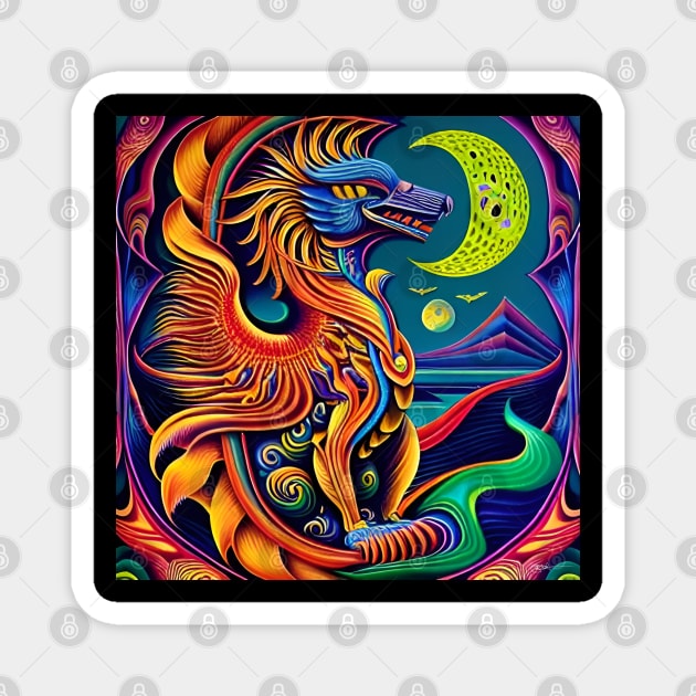 Enchanted Surreal Realms 41 Magnet by Benito Del Ray