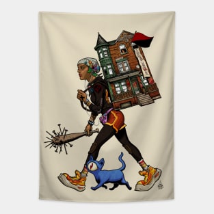 Squat Walker Tapestry