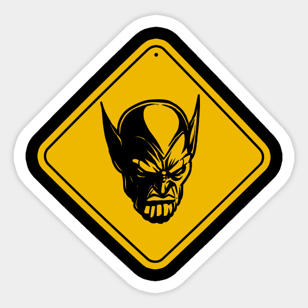 Warning - Comics - Sticker