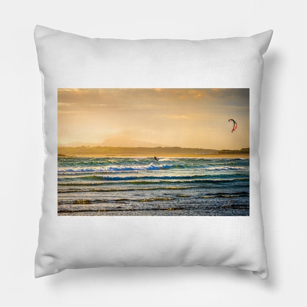 The Kite Surfer Pillow by geoffshoults