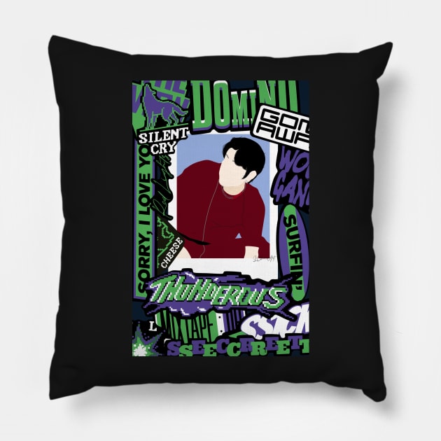 Here they come - SKZ Pillow by LChiaraArt