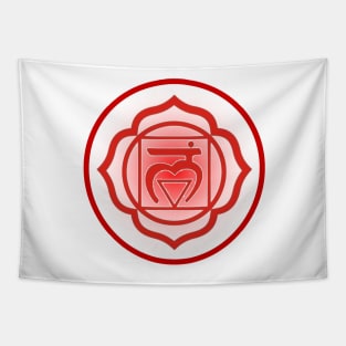 Grounded and balanced Root Chakra- White Tapestry