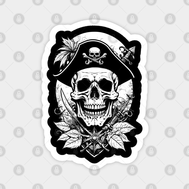 Pirate Ship Captain Magnet by DeathAnarchy