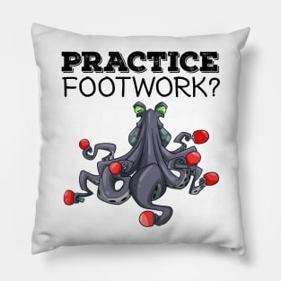 Ping Pong Table Tennis Tabletennis Funny Kraken Octopus Pun Pillow