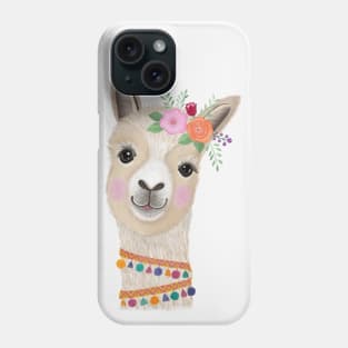 Llama lady Phone Case