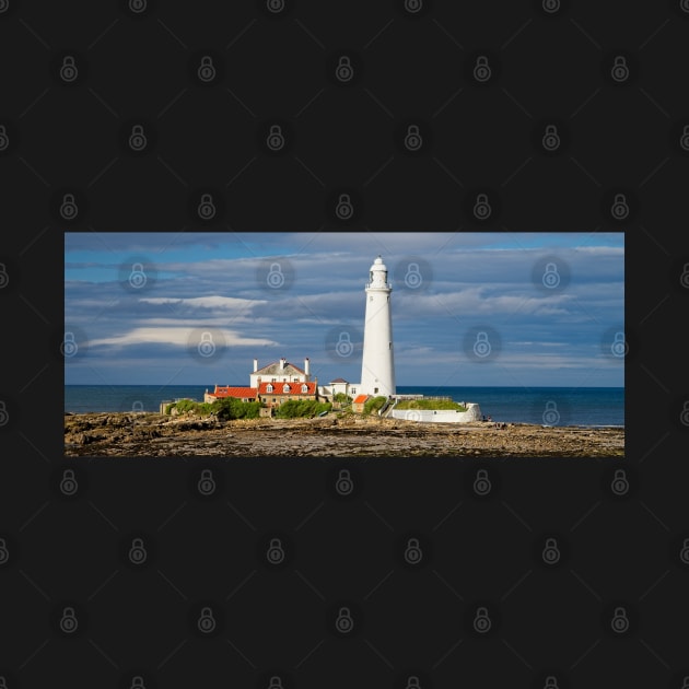 St Mary's Island & Lighthouse, Northumberland, North East England by MartynUK