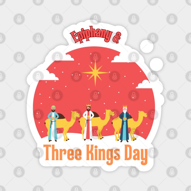 Epiphany and Three Kings Day Magnet by smkworld