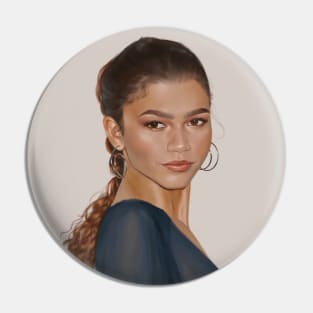 Zendaya Portrait Pin