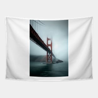 Foggy Day at Golden Gate Tapestry