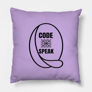 Code Speak Pillow