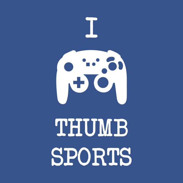 I Heart Thumb Sports by katiestack.art
