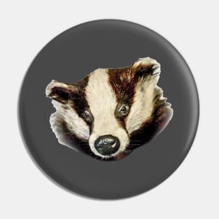 Arty Badger Pin