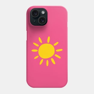 Cool  Summer Vacation Sun Shine Modern Yellow Cartoon Phone Case