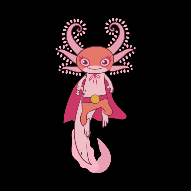 Lucha Libre Axolotl by ChapDemo