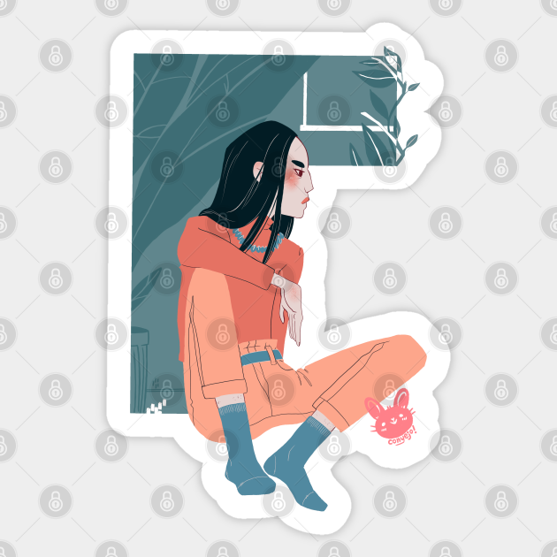 Mood #2 - Girl - Sticker
