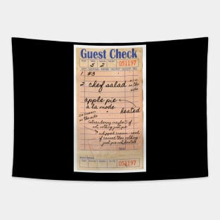 Diner Guest Check Order Sally Albright Tapestry