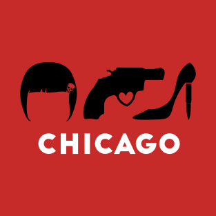 Chicago Minimalist Icons (Dark) T-Shirt