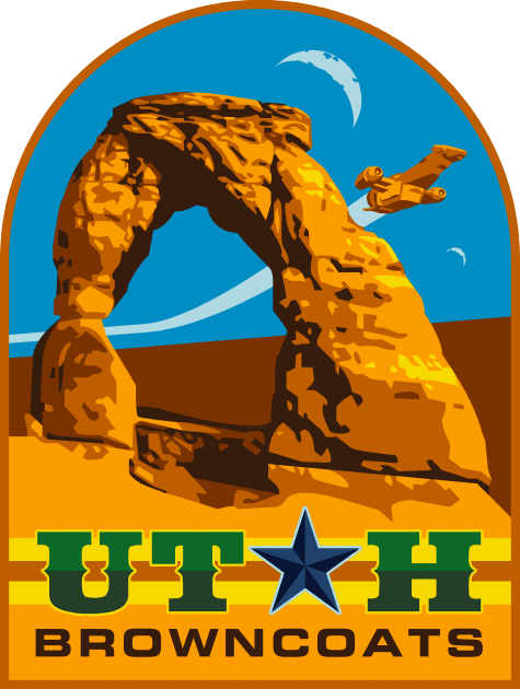 Utah Browncoat Arches Kids T-Shirt by utahbrowncoats