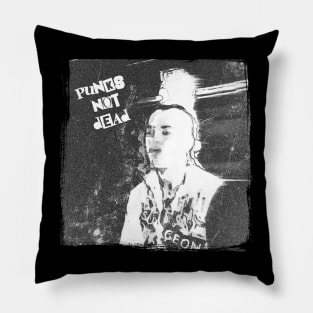 punks not dead Pillow