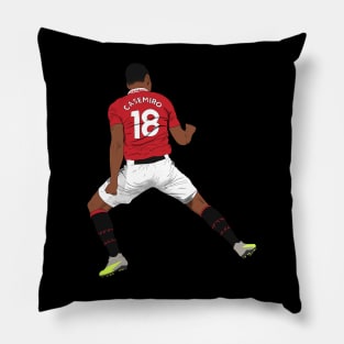 Casemiro United Goal Celebration Pillow