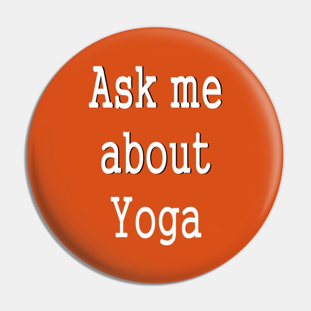 Yoga Lover Spiritual Awakening Pin by PlanetMonkey