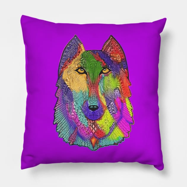 Wolf Pillow by A For Animals