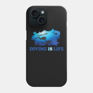 diving is life Phone Case