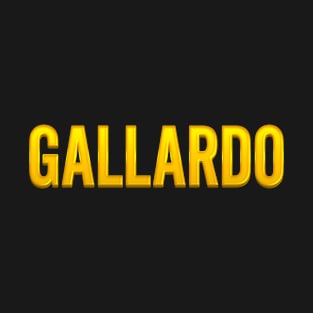 Gallardo Family Name T-Shirt