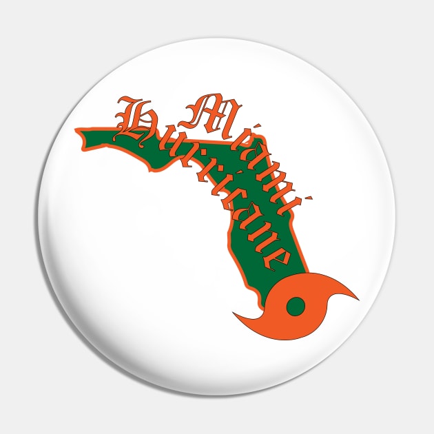 Hurricanes Old Style Pin by Mr.Guru 305 