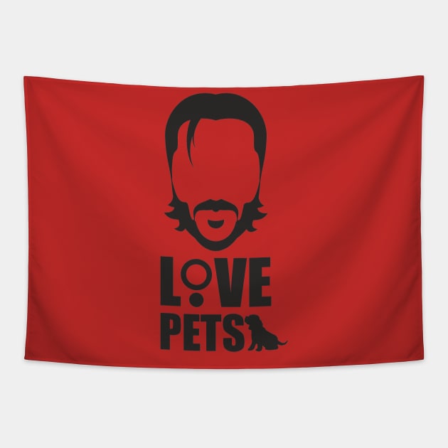 Love Pets B Tapestry by LordDanix