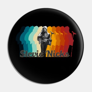 Stevie Nicks Retro Fade Pin
