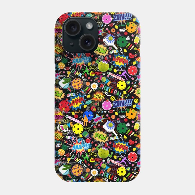 Pickleball all sorts Phone Case by FK-UK