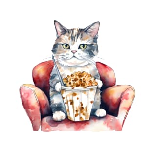 Purr-fect Popcorn Companion T-Shirt