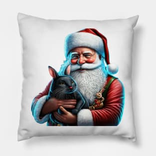 Goodbye 2022 Hello 2023 Retro Groovy Christmas New Year Pillow