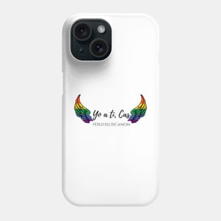 yo a ti Cas destiel is canon rainbow wings Phone Case