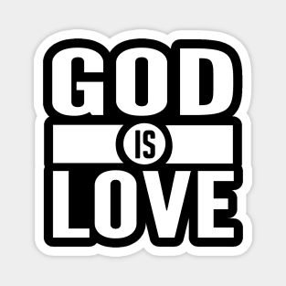 God Is Love Bible Scripture Verse Christian Magnet