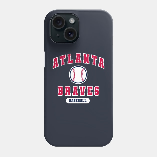 Atlanta Braves Baseball Phone Case by sunssport