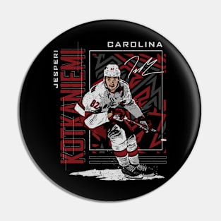 Jesperi Kotkaniemi Carolina Sports Card Pin