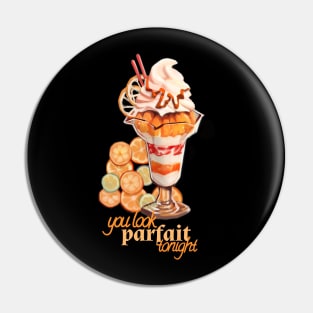 Lovely Orange Parfait With Love Pin