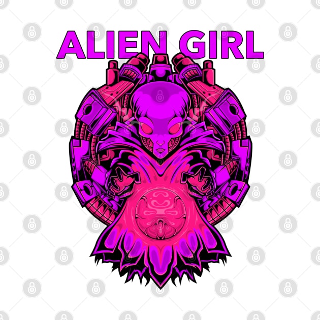 Alien Girl by Wolf Clothing Co