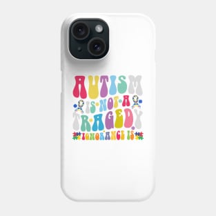 Autism is not tragedy ignorance is Autism Awareness Gift for Birthday, Mother's Day, Thanksgiving, Christmas Phone Case