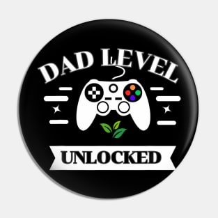 Dad Level Unlocked New Dad Father Pregnancy Pin