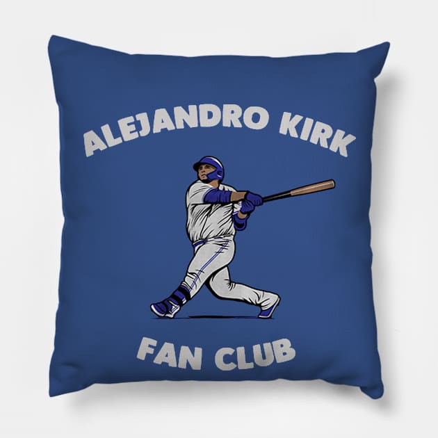 Alejandro Kirk Fan Club Pillow by KraemerShop