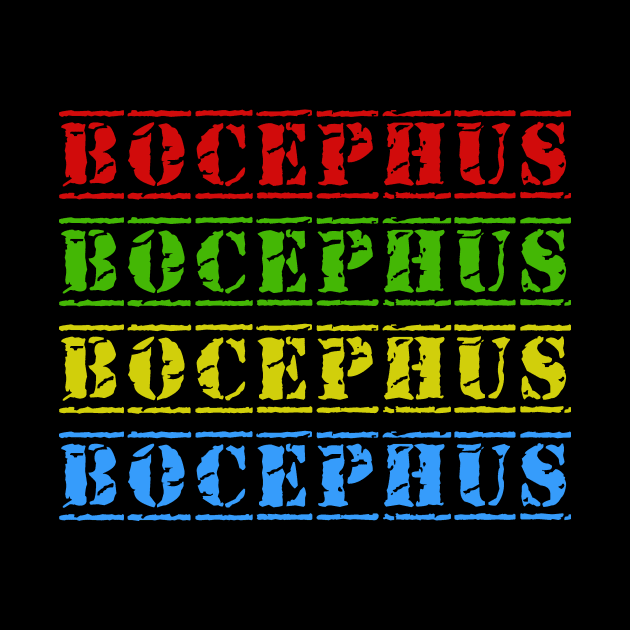 bocephus 4 text vintage retro faded by arjunthemaniac