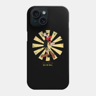 Olive Oyl Retro Japanese Popeye Phone Case